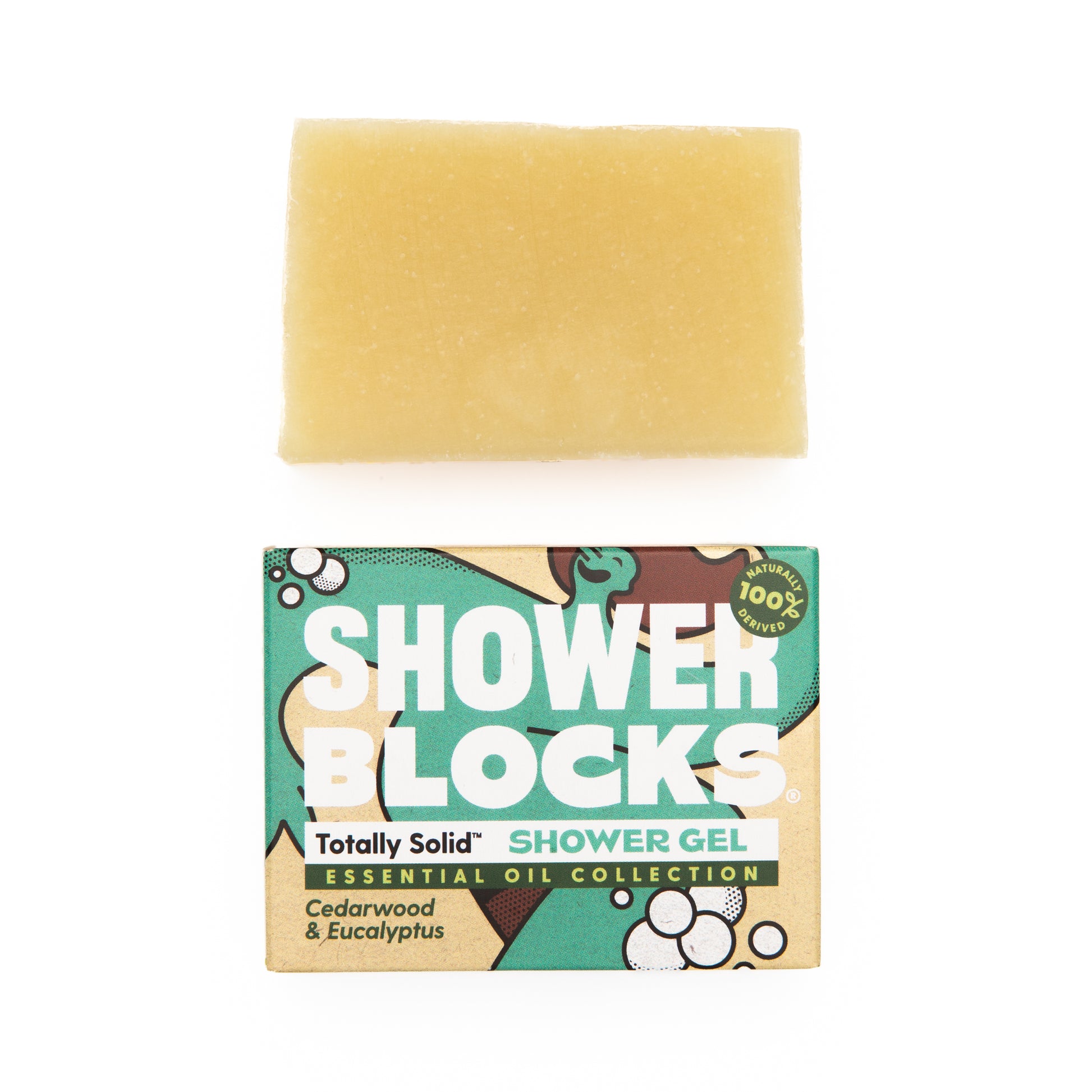 cedarwood and eucalyptus solid shower gel