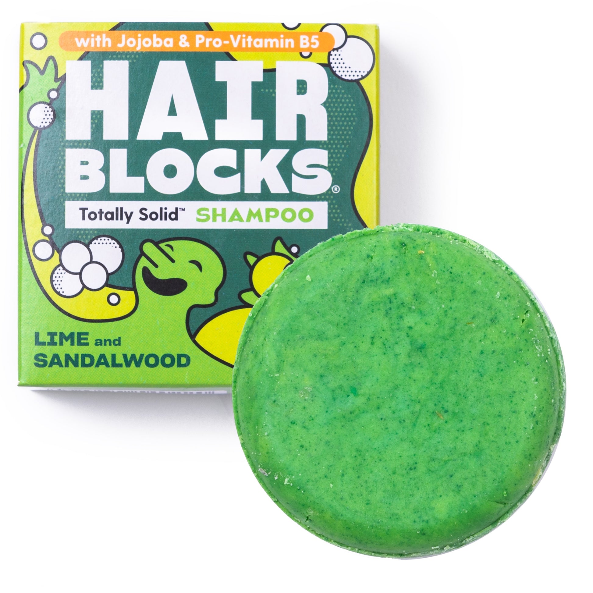 lime and sandalwood shampoo bar