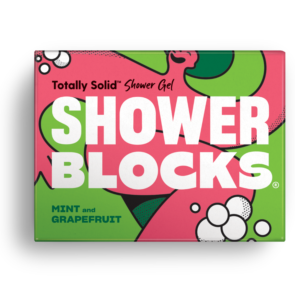 Mint and Grapefruit Solid Shower Gel