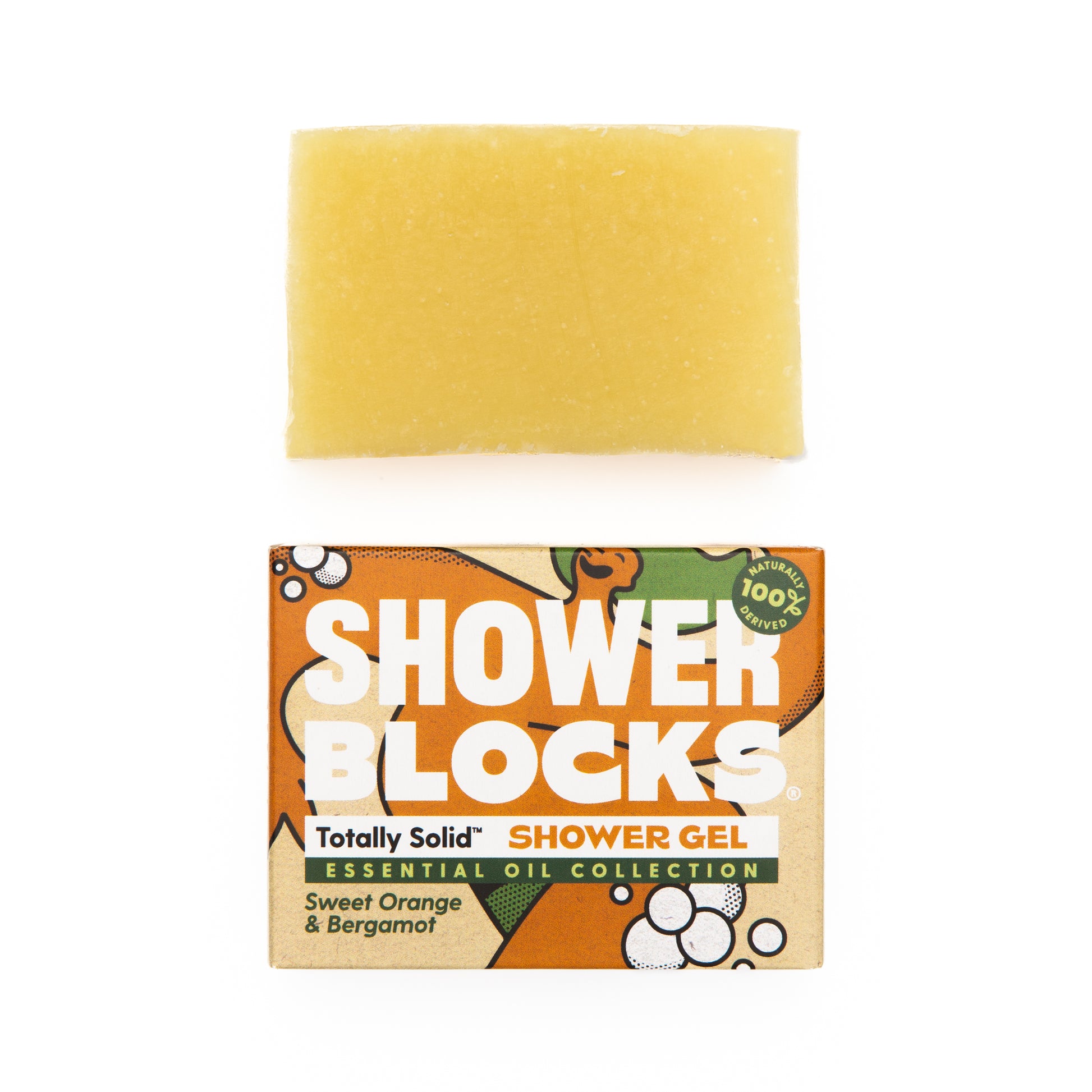 Orange and Bergamot Solid Shower Gel