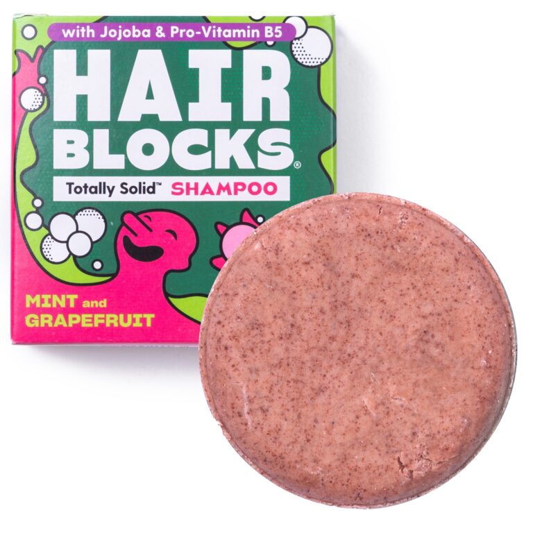 solid shampoo bar mint and grapefruit